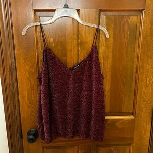 Burgundy Shimmer Cami